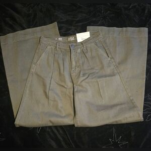 Women's Olive Wide Leg Pants